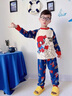 G.DUCKKIDS童裝蜘蛛俠衣服男童睡衣春秋季新款兒童衣服男孩家居服中大童春裝 白色 120 【建議5-6歲】 曬單實(shí)拍圖