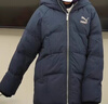 彪馬新款兒童冬季羽絨服中長(cháng)外套 深藍80802 150  曬單實(shí)拍圖