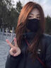 妙奕嘉保暖口罩女冬季男防風(fēng)防寒面罩冬天騎行秋冬滑雪加絨防凍加厚護(hù)臉 絨質(zhì)洞洞保暖口罩黑色 曬單實(shí)拍圖