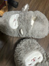 名創(chuàng  )優(yōu)品（MINISO）棉拖鞋女小羊咩咩秋冬防滑包跟拖鞋保暖毛絨可愛(ài)月子家居情侶鞋 白色【包跟更保暖】 38-39 (260mm) 【適合37/38碼穿】 曬單實(shí)拍圖