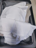 名創(chuàng)優(yōu)品（MINISO）秋冬季中領打底衫男2025新款雙面德絨保暖秋衣內(nèi)搭青少年簡約長袖 白色(純色) XL 180 (體重140-160斤) 曬單實拍圖