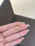 中國(guó)黃金（CHINA GOLD）黃金戒指女款足金錢(qián)幣轉(zhuǎn)運(yùn)銅錢(qián)戒指指環(huán)送女朋友送老婆生日禮物 11#_約1.2g_錢(qián)幣戒指 曬單實(shí)拍圖
