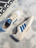 阿迪達斯（adidas）官方艦店男鞋 春季新款復古運動(dòng)鞋潮流耐磨休閑鞋低幫板鞋籃球鞋 JH8812/白藍棕 41 曬單實(shí)拍圖