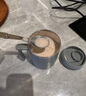 京蔻迪德國品質(zhì)馬克杯男生款帶蓋杯家用茶杯水杯不銹鋼男士辦公室杯子大 304商務(wù)灰- 500ml 曬單實拍圖