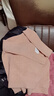 恒源祥秋冬半高領(lǐng)羊毛衫女高腰短款韓版寬松小個(gè)子上衣內搭打底針織毛衣 珠光粉 L 曬單實(shí)拍圖