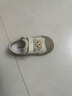 泰蘭尼斯童鞋秋季男女童幼兒園室內(nèi)鞋防踢軟底休閑板鞋 白/杏 25碼 曬單實(shí)拍圖