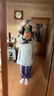 杰奧羽絨服女中長款秋冬修身休閑連帽狐貍毛領(lǐng)90鵝絨保暖女士外套 6267#青灰色 S (160) 曬單實拍圖