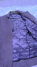 羅蒙休閑西服男士裝秋冬季款毛呢單小西裝短款羽絨外套服保暖衣服 豆沙灰【可脫卸羽絨內膽】 3XL /190 曬單實(shí)拍圖