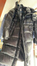 天石鵝鎧甲700蓬90%白鵝絨羽絨服男士女士長(cháng)款東北嚴寒保暖1.0版G305 黑色 XS 曬單實(shí)拍圖