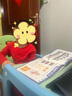 好孩子2024新品兒童A類家居服套裝寶寶秋冬打底衣服男女童睡衣 正紅 120 曬單實拍圖
