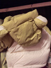 嘟嘟家童裝寶寶羽絨服冬季保暖兒童外套冬款男童棉服女童棉襖 牛油果 90 曬單實(shí)拍圖