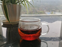 喆湘日本平底杯子可加熱玻璃杯茶杯泡花茶紅茶杯茶水分離泡茶杯辦公室 云趣杯 330ml 曬單實(shí)拍圖