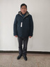 鴨鴨（YAYA）【可脫內膽】冬季羽絨服男士加厚三合一防寒中老年爸爸外套JH 寶石黑色 XL 180 【可拆內膽+可拆卸帽 】 曬單實(shí)拍圖