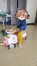 童梓夢扭扭車兒童溜溜車1-3-6歲男女寶寶可坐大人承重防側(cè)翻飛機搖搖車 櫻花粉 【藍牙+燈光音樂+靜音輪】 曬單實拍圖