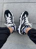 LOTTO樂(lè )途男經(jīng)典黑白熊貓鞋2025秋冬季新款厚底運動(dòng)休閑老爹鞋子 咸奶油奧利奧 41 曬單實(shí)拍圖
