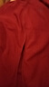 皮爾卡丹（pierre cardin）品牌純棉加絨衛衣男加厚抓絨開(kāi)衫搖粒絨外套男冬裝羊羔絨保暖夾克 搖粒絨紅色 1802XL建議150-170斤 曬單實(shí)拍圖