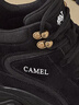 駱駝（CAMEL）工裝靴女戶(hù)外高幫鞋增高厚底休閑馬丁靴 L24A283649 黑色 39  曬單實(shí)拍圖