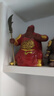 木客關(guān)羽家居客廳玄關(guān)裝飾工藝品擺件禪意紫砂人物關(guān)公茶空間茶桌擺設 小號浩然正氣（紅釉款） 曬單實(shí)拍圖