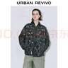 UR2024秋冬新款女裝潮流拼接水波紋絎縫保暖羽絨服UYV140006 曬單實(shí)拍圖