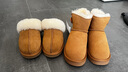 內泊（NEIBO）【防寒必備】乳膠羊皮毛一體雪地靴女防臭防滑保暖家居可外穿男冬 曬單實(shí)拍圖