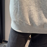真維斯（Jeanswest）330g重磅連帽衛(wèi)衣男情侶外套春秋款美式潮流打底衫寬松內搭上衣男 【330G重磅】麻灰(純色) XL (180) (不起球不掉色) 曬單實拍圖