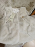 戴維貝拉（DAVE＆BELLA）小童馬甲毛絨女童上衣冬裝新款女寶寶衣服兒童背心坎肩童裝 杏色【現(xiàn)貨】 100 cm（建議身高90-100cm） 曬單實(shí)拍圖