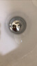 諾雅蘭銅彈跳式浴缸下水器銅過(guò)濾網(wǎng)落水器排水器淋浴房浴缸下水配件 曬單實(shí)拍圖