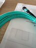 廣昌興（G.C.X）MPO-MPO電信光纖跳線萬兆多模100G B極性兼容MTP-MTP阻燃低煙無鹵支持40g光模塊收發(fā)器尾纖連接線 OM3（8芯）適用10/25/40G 3米 曬單實拍圖