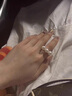 LAST KISS玫瑰的故事黃亦玫同款三顆珍珠戒指優(yōu)雅氣質(zhì)平衡木指環(huán)情人節禮物 黃奕玫同款珍珠戒指 曬單實(shí)拍圖