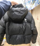 駱駝（CAMEL）黑鉆系列 女裝短款羽絨服情侶男女加厚寬松連帽面包羽絨服  2XL 曬單實(shí)拍圖