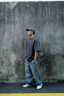 樂(lè )著(zhù)LEZORA LVH*M供應商日本岡山KUROKI vintage淺藍彎刀牛仔褲男 藍色 32 曬單實(shí)拍圖