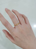 中國(guó)黃金（CHINA GOLD）莫比烏斯環(huán)黃金戒指女99足金素圈閉口指環(huán)七夕情人節(jié)禮物送女朋友 節(jié)日首選-莫比烏斯環(huán)戒指#11【摯愛禮盒】紀(jì)念品 曬單實(shí)拍圖