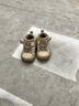泰蘭尼斯秋季新款童鞋男寶寶學(xué)步鞋防滑軟底嬰兒鞋女童包頭機(jī)能鞋 白/杏 23 內(nèi)長(zhǎng)14.5cm 適合腳長(zhǎng)13.3~13.7 曬單實(shí)拍圖