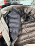 鴨鴨（YAYA）【可脫內膽】冬季羽絨服男連帽加厚三合一防寒中老年爸爸外套JH 寶石黑色 L 175 【可拆內膽+可拆卸帽 】 曬單實(shí)拍圖