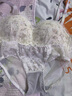 雅姿花小胸聚攏內(nèi)衣女法式碎花少女風(fēng)胸罩無(wú)鋼圈收副乳性感美背文胸套裝 白色套裝 L 36/80(AB通杯約1.5CM) 曬單實(shí)拍圖