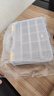 得力（deli）透明塑料零件盒多格帶蓋收納分類(lèi)箱電子元件螺絲格式空工具盒 315x280x60mm-16.5寸手提式 曬單實(shí)拍圖