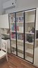 全友家居 玻璃柜子靠墻落地書柜客廳展示柜簡(jiǎn)約收納儲(chǔ)物柜組合 曬單實(shí)拍圖
