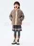 M.Latin/馬拉丁童裝兒童羽絨服24冬新款男女大童輕薄羽絨服 淺咖 140cm 曬單實拍圖