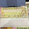 蝙蝠騎士BK75玫瑰之約 春日派對 三模機(jī)械鍵盤 無線鍵盤 智能掌托Gasket75%配列游戲鍵盤全鍵插熱拔 春日派對-皮革智能掌托【奶綠】 幽藍(lán)軸V2 曬單實(shí)拍圖