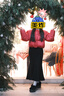 RE'VAN芮范2024冬季新品設(shè)計(jì)師款甜酷風(fēng)玫紅色羽絨服RN90501308 桃紅 S 36 曬單實(shí)拍圖
