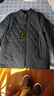 withMNW潮牌高端男士棉服含桑蠶絲翻領(lǐng)商務(wù)休閑秋冬季新款棉衣行政外套男 墨藍色 XL/180(130-150斤) 曬單實拍圖