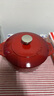 琺寶（staub）琺瑯鑄鐵鍋火鍋煲湯燜燒煲電磁爐通用飯釜鍋櫻桃紅16cm 40511-828 曬單實(shí)拍圖