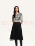 VEROMODA半身裙女2024秋冬新款網(wǎng)紗蕾絲亮片松緊腰長(zhǎng)裙時(shí)尚百搭 黑色 170/72A/L 曬單實(shí)拍圖