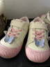 泰蘭尼斯童鞋冬季新款311幼兒園室內鞋女孩加絨保暖兒童鞋子板鞋白/紫28碼 曬單實(shí)拍圖
