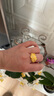 瑞諾黃金繁花錦簇戒指女新款999足金花朵戒子食指環(huán)生日禮物送女友 黃金繁花錦簇戒指18-19號/金重約3克 曬單實拍圖