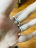奢珠 風(fēng) pt950鉑金戒指男女白金情侶對(duì)戒結(jié)婚戒指素圈 9號(hào)3.38g 曬單實(shí)拍圖