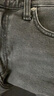 Calvin KleinJeans四季款女士潮流美式復古ck微彈洗水高腰闊腿牛仔褲J224475 1BY-牛仔深灰 28 曬單實(shí)拍圖