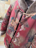 俞兆林（YUZHAOLIN）奶奶冬裝棉襖加絨加厚老年人衣服媽媽棉衣老太太唐裝過年保暖外套 Flv732324 紅色【上衣】 XL  建議80-95斤 曬單實拍圖