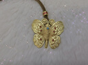 勞梭七夕情人節(jié)黃金吊墜黃金金項(xiàng)鏈女款國(guó)潮古法琺瑯金蝴蝶項(xiàng)鏈 金重11.5克（多退少補(bǔ)） 曬單實(shí)拍圖