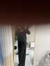 舒芳蝶（shufangdie）休閑褲女裝2025秋季新款高級感酷颯拽姐韓系長袖針織上衣兩件套裝 單黑拼灰上衣+單灰色褲子 L 曬單實拍圖